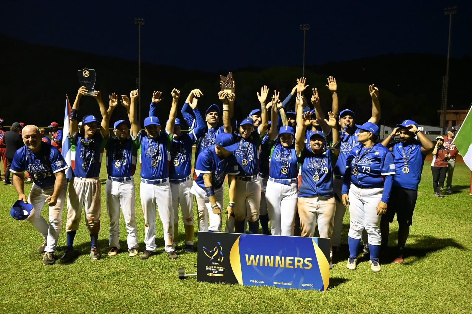 Italia gana en casa la Copa Internacional de Béisbol para Ciegos y destrona a Cuba