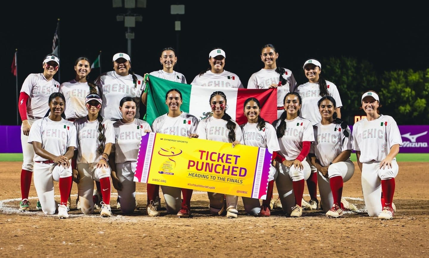 México, segundo boleto directo del grupo de Oklahoma City. Foto: WBSC.