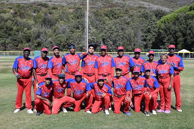 Cuba, medalla de plata. Foto: WBSC.
