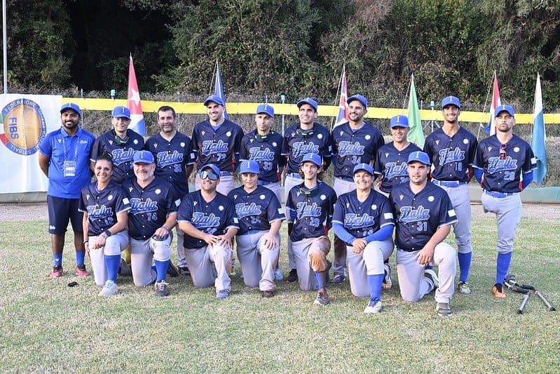 Italia, campeona. Foto: WBSC.