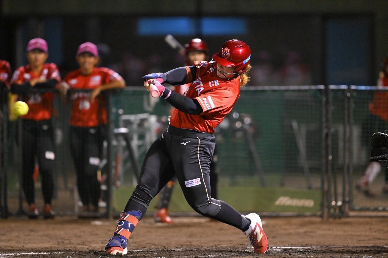 Megan Grant conecta en su debut con Toyota ante Toyota Shokki. Foto: Toyota Red Terriers.