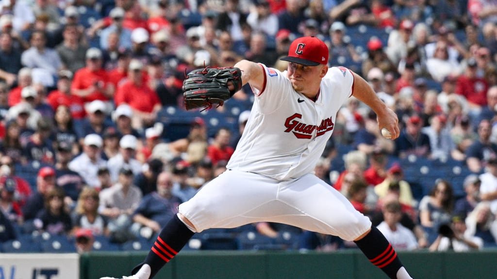Parker Messick, abridor de los Guardians en el Juego 1. Foto de archivo: MLB.com.